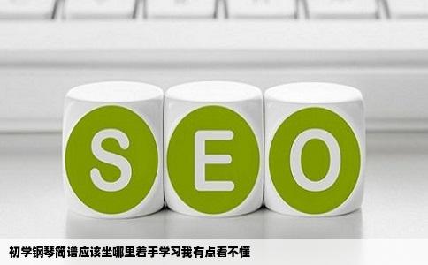 初学钢琴简谱应该坐哪里着手学习我有点看不懂