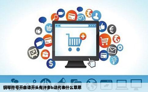 钢琴符号开曲谱开头有许多b这代表什么意思