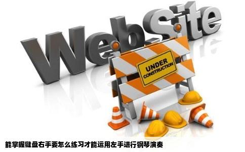 能掌握键盘右手要怎么练习才能运用左手进行钢琴演奏