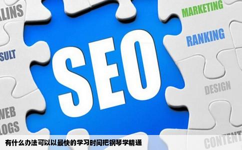 有什么办法可以以最快的学习时间把钢琴学精通